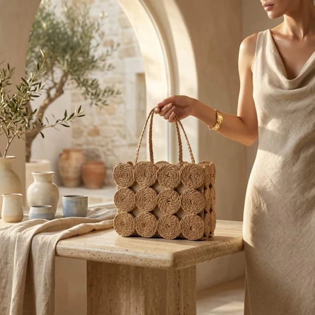 Dune Rosette Tote